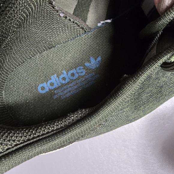 Adidas Tubular Shadow Olive Green Running Shoes Size 6.5 - Picture 6 of 10